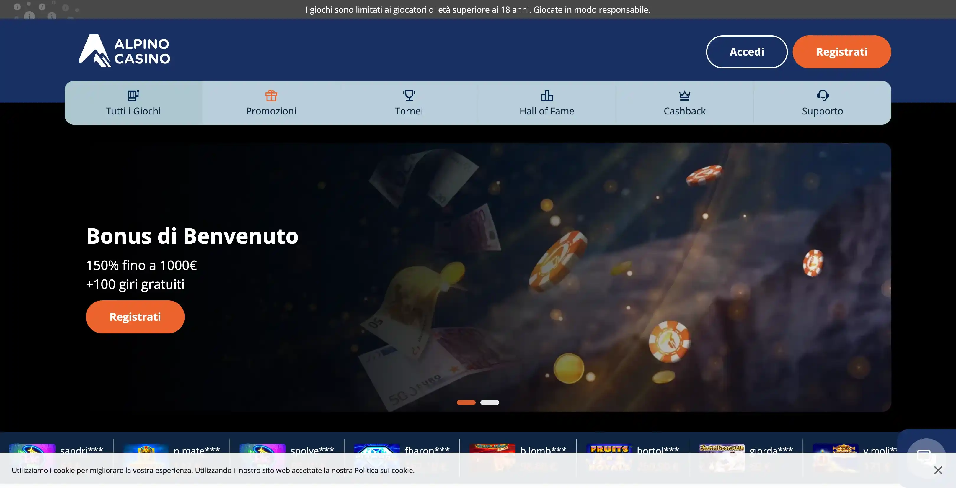 Alpino Casino Online Italia