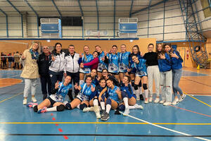 La 1° divisione del Versilia Pietrasanta Volley prima nel girone salvezza