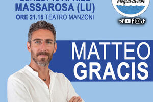 Stasera Matteo Gracis al teatro Vittoria Manzoni di Massarosa