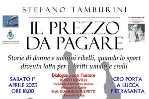 Al CRO il giornalista Stefano Tamburini presenta il libro “Il prezzo da pagare”