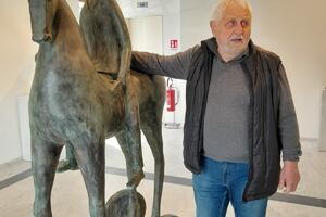 Lo scultore Paolo Staccioli in anteprima per Le Gazzette in occasione della mostra al Forte