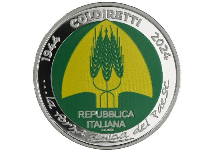 Nuova moneta commemorativa da 4 euro (Coldiretti) Lagazzettadiviareggio.it