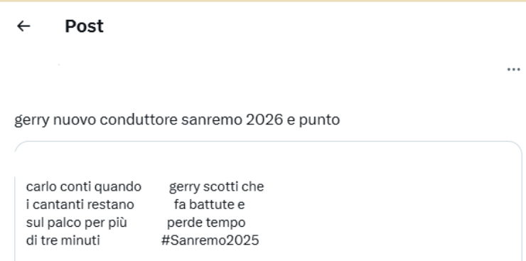 Gerry Scotti candidato per Sanremo