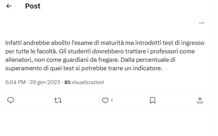 Addio all'esame di maturità