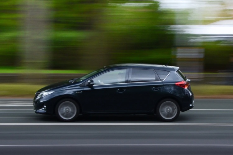 Auto in corsa 