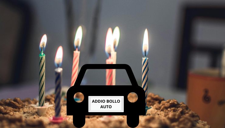 Addio bollo auto
