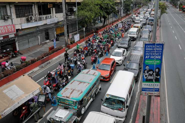 Traffico a Manila