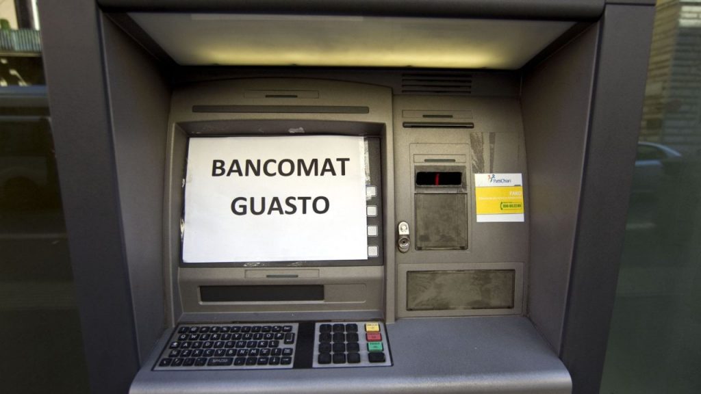 Bancomat guasto