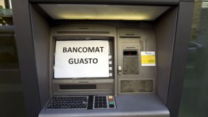 Bancomat guasto