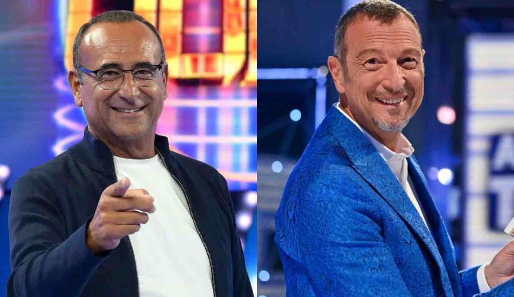 Carlo Conti e Amadeus a confronto