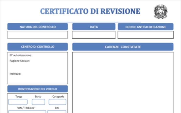Certificato di revisione