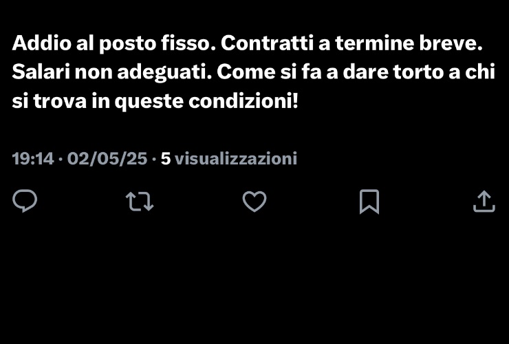 Commento su X