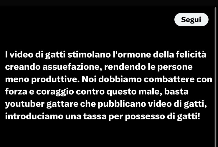 Commento su X