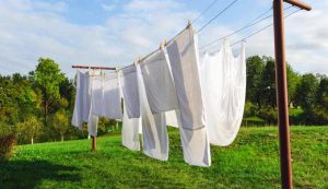 Panni stesi al sole