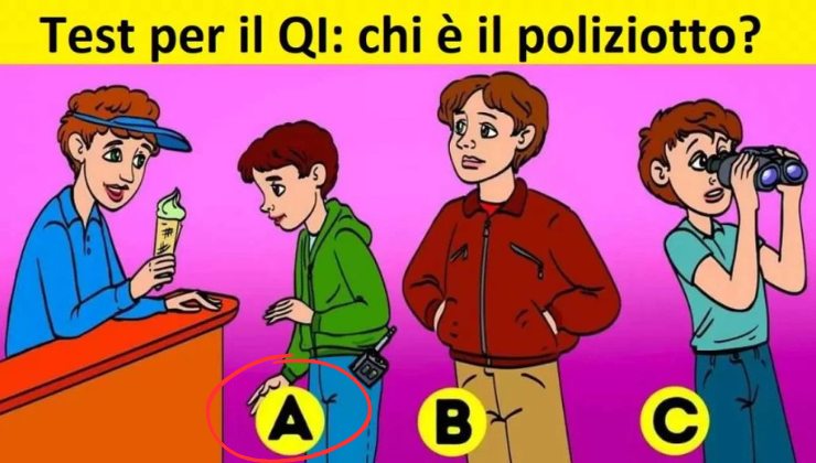 Ecco il poliziotto in borghese