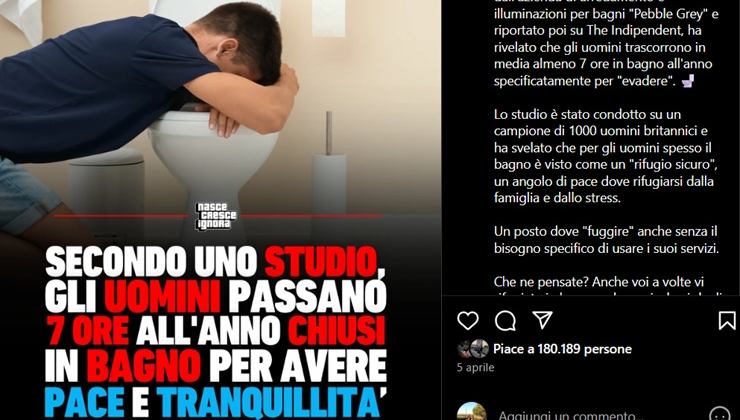 Uomini al bagno, lo studio - lagazzettadiviareggio.it - 20250624