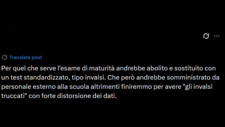Post di X